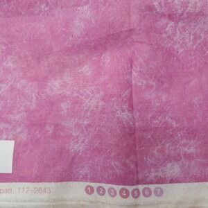 Fabri-Quilt Cotton Fabric Pink White‎ Floral Print Quilting Sewing Material 2yd